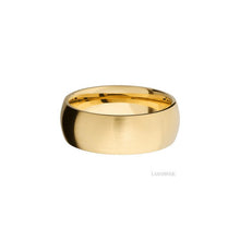 14K Yellow Gold with Polish , Satin Finish