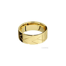 14K Yellow Gold with Satin Finish