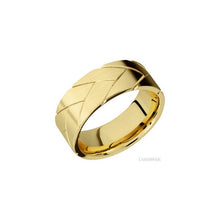 14K Yellow Gold with Satin Finish