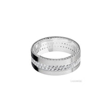 14K White Gold with Satin Finish