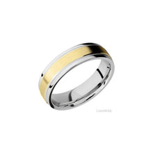 Cobalt Chrome with Polish Finish and 14K Yellow Gold Inlay