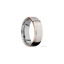Cobalt Chrome with Satin Finish and 14K Rose Gold Inlay