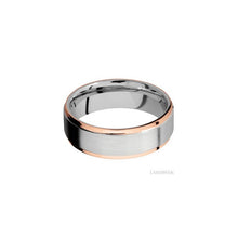Cobalt Chrome with Satin Finish and 14K Rose Gold Inlay