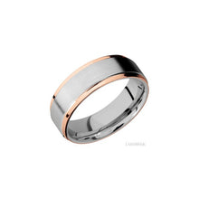 Cobalt Chrome with Satin Finish and 14K Rose Gold Inlay