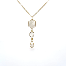Elegant Geometric Pendant Necklace-Gold Vermeil