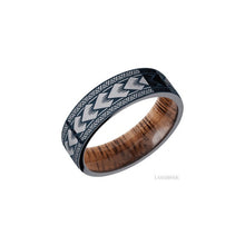 Tantalum with Polish Finish and Koa