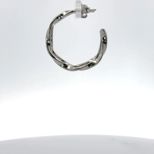 Elegant Silver Hoop Earrings