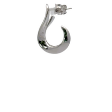 Elegant Silver Hoop Earrings