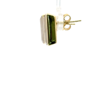 Elegant Gold Vermeil and Rainbow Moonstone Earrings