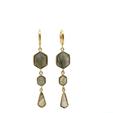 Elegant Vermeil and Stone Earrings
