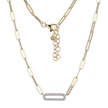 Sterling Silver Necklace Made with Paperclip Chain (3mm)
