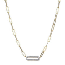 Sterling Silver Necklace Made with Paperclip Chain (3mm)