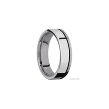 Tantalum with Bead Finish and Sterling Silver Inlay