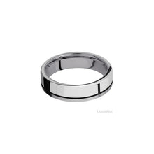 Tantalum with Bead Finish and Sterling Silver Inlay
