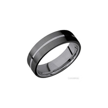 Tantalum with Polish Finish and Zirconium Inlay