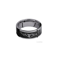 Tantalum with Polish Finish and Marble Inlay