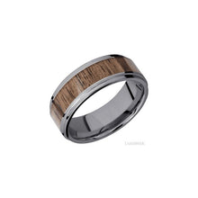 Tantalum with Polish , Polish Finish and Walnut Inlay
