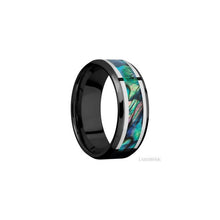 Zirconium with Polish , Polish Finish and Sterling Silver Inlay