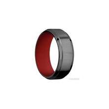 Zirconium with Crosssatinblack , Polish Finish and USMC Red