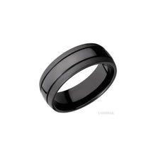 Zebra with Polish Finish and 14K Yellow Gold Inlay