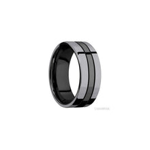 Zirconium with Polish Finish and Tantalum Inlay