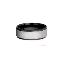 Zirconium with Crosssatinsilver , Polish Finish