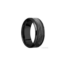 Zirconium with Polish , Polish Finish and Forged Carbon Fiber Inlay