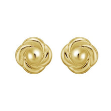 14K Floral Studs