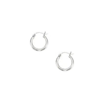 14K Gold 2x15mm Hoops