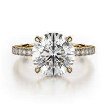 MICHAEL M Engagement Rings 18K Yellow Gold Crown R742-3 R742-3YG