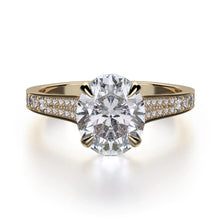 MICHAEL M Engagement Rings 18K Yellow Gold Crown R743-3 R743-3YG