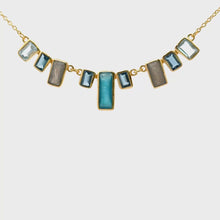 Elegant Gemstone Necklace - Gold Vermeil