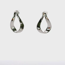 Elegant Silver Teardrop Earrings