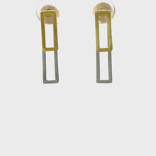 Two-Toned Geometric Earrings