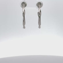 Elegant Silver Hoop Earrings